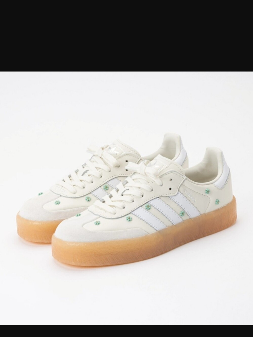 Adidas Sambae Floral Platform Sneakers - Picture 2 of 5
